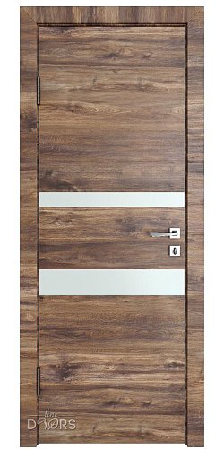 ШИ дверь DO-612 Лофт темный/Снег