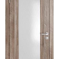 Дверь межкомнатная DO-PG6 Орех седой светлый/Ромб