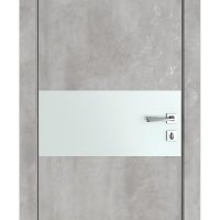 Дверь межкомнатная DO-501 Бетон светлый/Снег