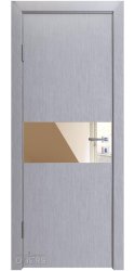 Дверь межкомнатная DO-501 Металлик/зеркало Бронза Дверь межкомнатная DO-501 Металлик/зеркало Бронза