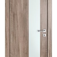 ШИ дверь DO-604 Орех седой светлый/Снег