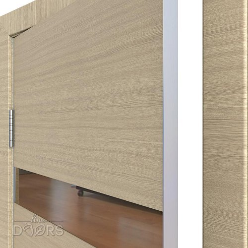 Дверь межкомнатная DO-502 Неаполь/зеркало Бронза