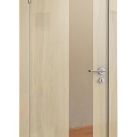 Дверь межкомнатная DO-504 Анегри светлый/зеркало Бронза