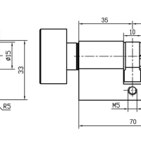 Ключевой цилиндр 70CK SN / HS 70CK SN