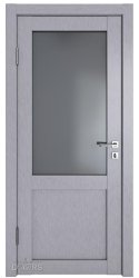 Дверь межкомнатная DO-OPTIMA1 Металлик