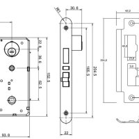 Электронный гостиничный замок HSU-9910-PECL