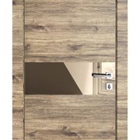 ШИ дверь DO-609 Лофт светлый/зеркало Бронза