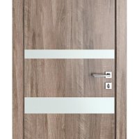 ШИ дверь DO-612 Орех седой светлый/Снег