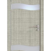 ШИ дверь DO-603 Серый дуб/Снег