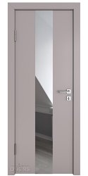 Дверь межкомнатная DO-510 Серый бархат/Зеркало