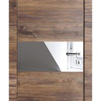 ШИ дверь DO-601 Лофт темный/Зеркало