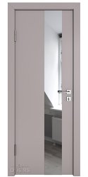 ШИ дверь DO-604 Серый бархат/Зеркало