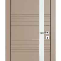 Дверь межкомнатная DO-514 Латте софт/Снег