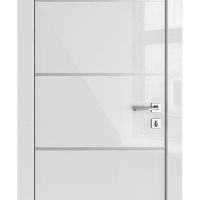 Дверь межкомнатная DG-505 Серый глянец