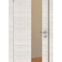 ШИ дверь DO-604 Ива светлая/зеркало Бронза