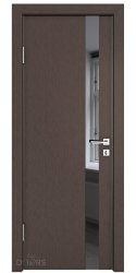 ШИ дверь DO-607 Бронза/стекло Черное