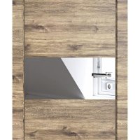 Дверь межкомнатная DO-501 Лофт светлый/Зеркало