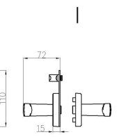 Электронный гостиничный онлайн замок HSU-9905BT-SN