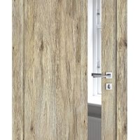 Дверь межкомнатная DO-507 Рустик натуральный/Зеркало