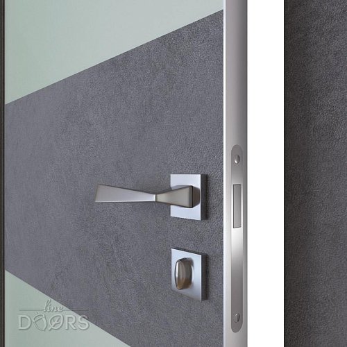 ШИ дверь DO-608 Бетон темный/Снег