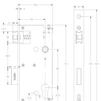 Электронный гостиничный замок HSU-9939-S