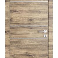 Дверь межкомнатная DG-517 Лофт светлый/молдинги светлые