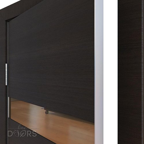 ШИ дверь DO-602 Венге горизонтальный/зеркало Бронза