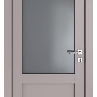 Дверь межкомнатная DO-OPTIMA1 Серый бархат