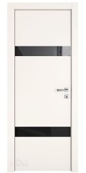 ШИ дверь DO-602 Сливки/стекло Черное ШИ дверь DO-602 Сливки/стекло Черное