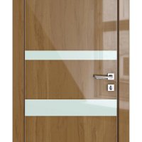 Дверь межкомнатная DO-512 Анегри темный/стекло Белое