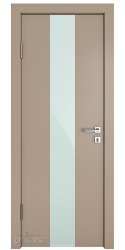 Дверь межкомнатная DO-510 Латте софт/стекло Белое