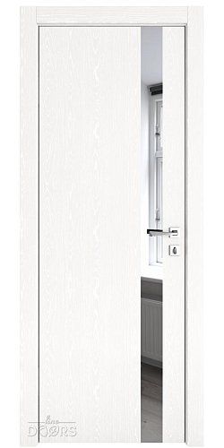 ШИ дверь DO-607 Жемчуг/Зеркало