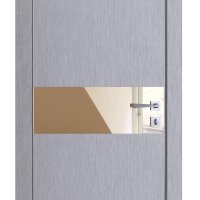 Дверь межкомнатная DO-509 Металлик/зеркало Бронза