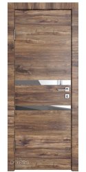 ШИ дверь DO-613 Лофт темный/Зеркало