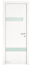 ШИ дверь DO-602 Жемчуг/стекло Белое