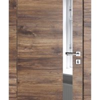 Дверь межкомнатная DO-507 Лофт темный/Зеркало