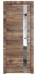 Дверь межкомнатная DO-507 Лофт темный/Зеркало