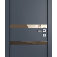 Дверь межкомнатная DO-513 Мэджик ПЭТ/зеркало Бронза