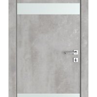 ШИ дверь DO-602 Бетон светлый/Снег
