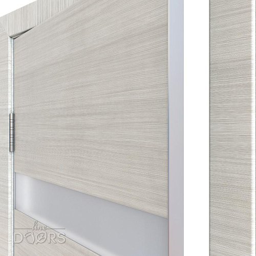 ШИ дверь DO-602 Ива светлая/Снег