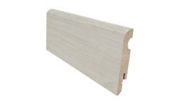 Плинтус Белая лиственница ПВХ