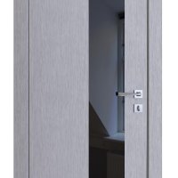 ШИ дверь DO-604 Металлик/стекло Черное