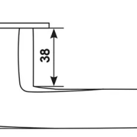 Дверная ручка NC-9 CRO