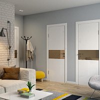 Двери с изоляцией белые