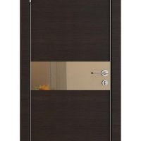 Дверь DO-509 Венге горизонтальный/зеркало Бронза