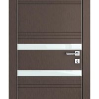 Дверь межкомнатная DO-515 Бронза/стекло Белое