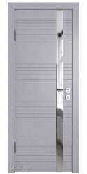 Дверь межкомнатная DO-514 Металлик/Зеркало