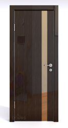 Дверь DO-507 Венге глянец/зеркало Бронза Скидка 50 %!