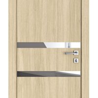 ШИ дверь DO-613 Дуб светлый/Зеркало