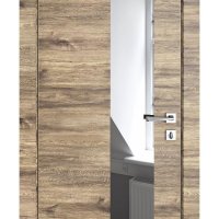 ШИ дверь DO-604 Лофт светлый/Зеркало